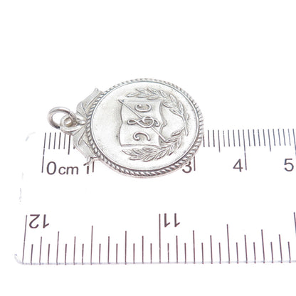 925 Sterling Silver Vintage Port Colborne Festival of Music Charm Pendant