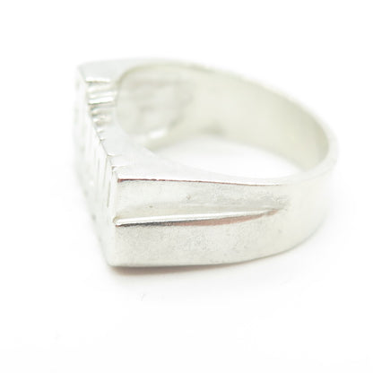 925 Sterling Silver Vintage "Irma" Name Ring Size 7.25