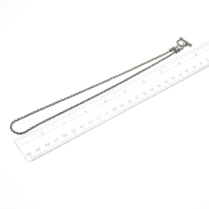 EFFY 925 Sterling Silver Spiga Chain Necklace 18"