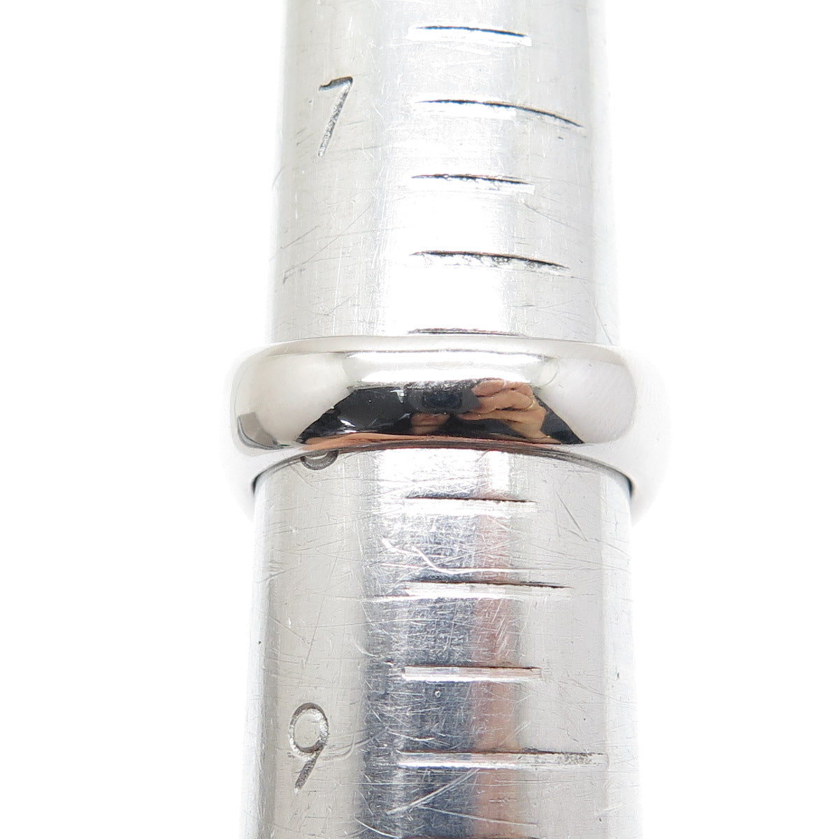 ERIC GROSSBARDT 925 Sterling Silver Vintage Real Turquoise & C Z Ring Size 8