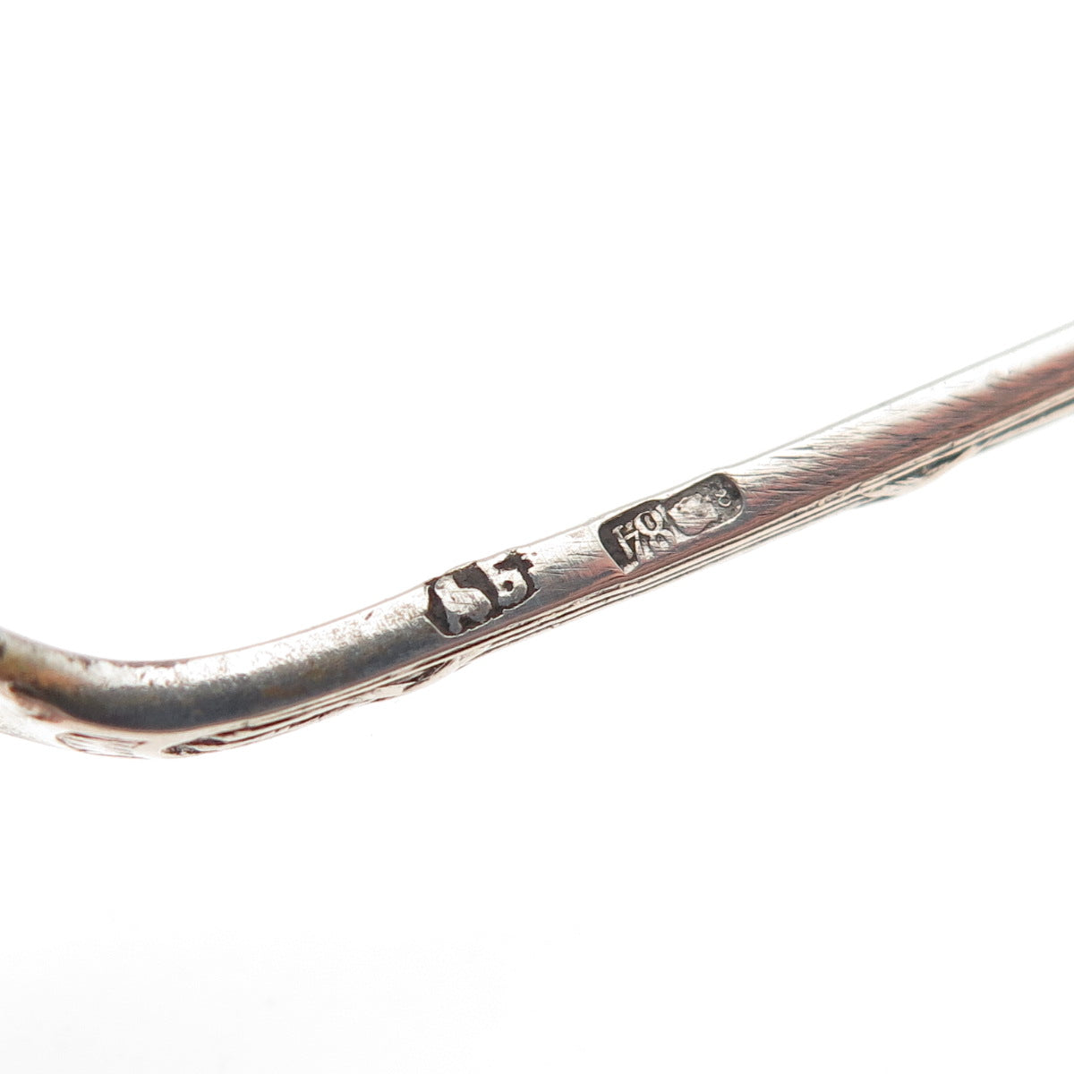 84 Silver Antique Victorian European Salt & Spices Spoon