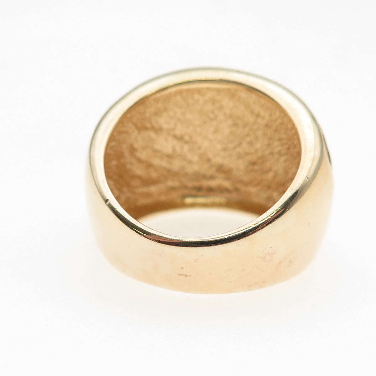 Chateau D’Argent 925 Sterling Silver 2-Tone Modernist Ring Size 6.25