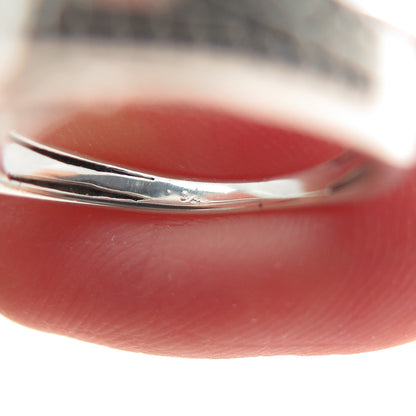 925 Sterling Silver Real Round-Cut Diamond Promise Ring Size 5