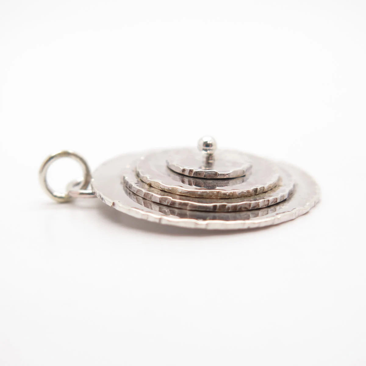 925 Sterling Silver Vintage Modernist Pendant