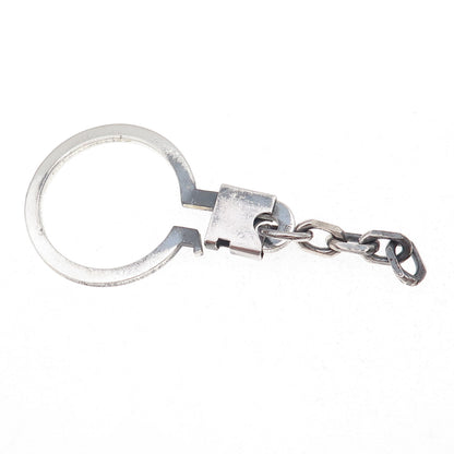 925 Sterling Silver Vintage Key Chain Ring