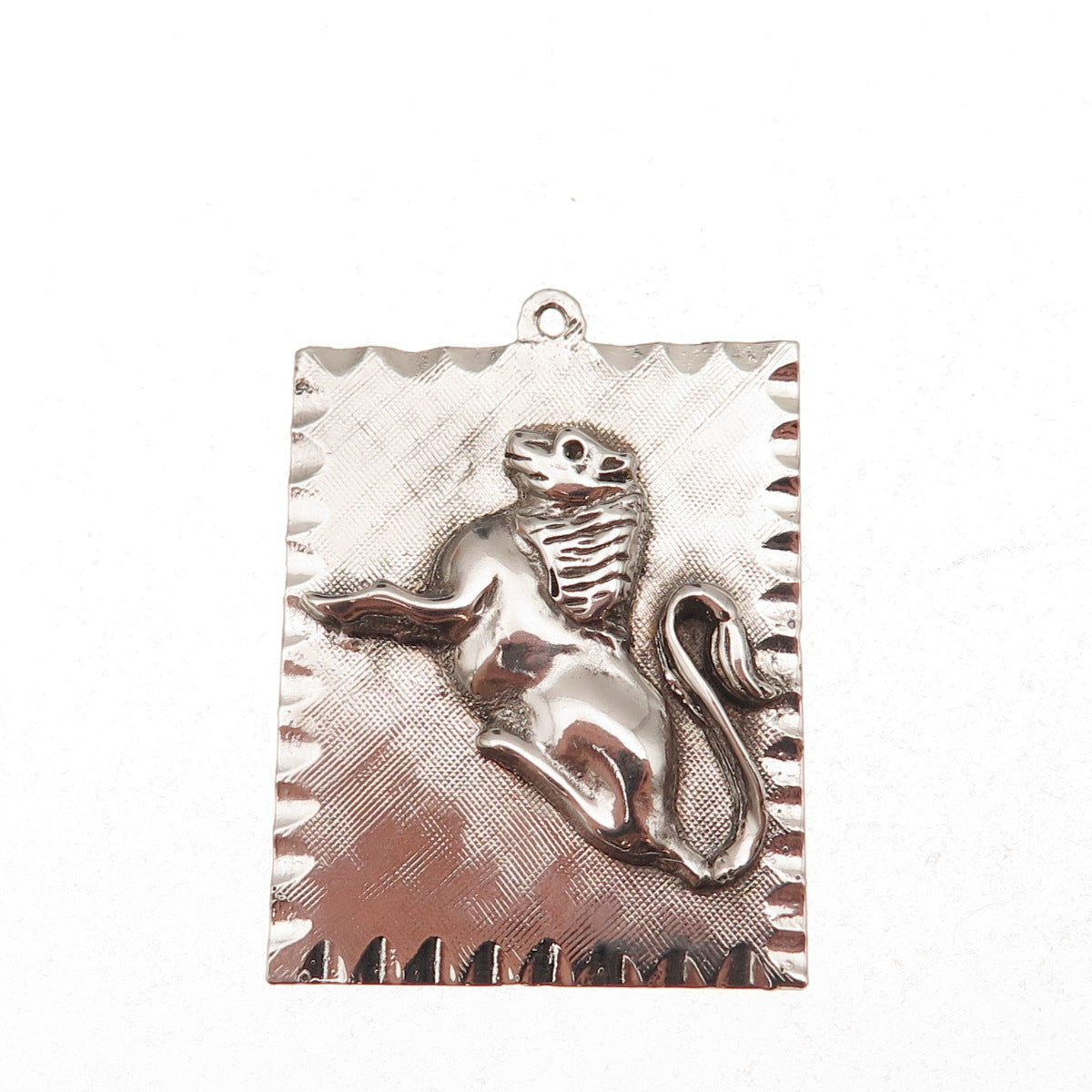 925 Sterling Silver Vintage Leo Zodiac Sign Charm Pendant