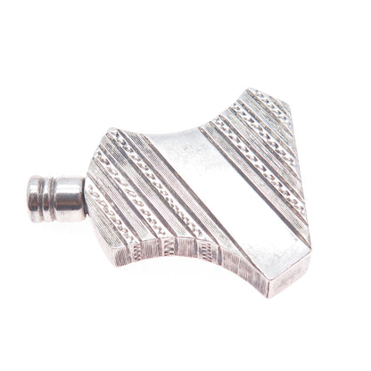 916 Silver Antique Art Deco European Perfume Bottle