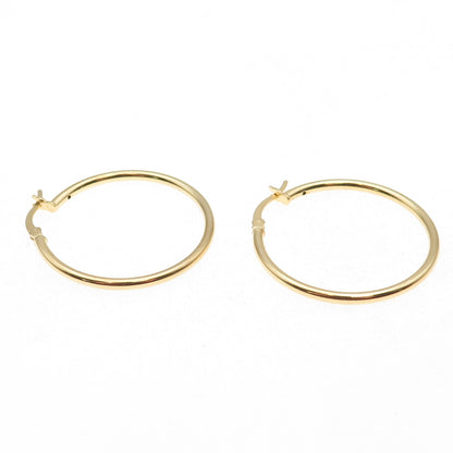 925 Sterling Silver Gold Plated Hoop Earrings