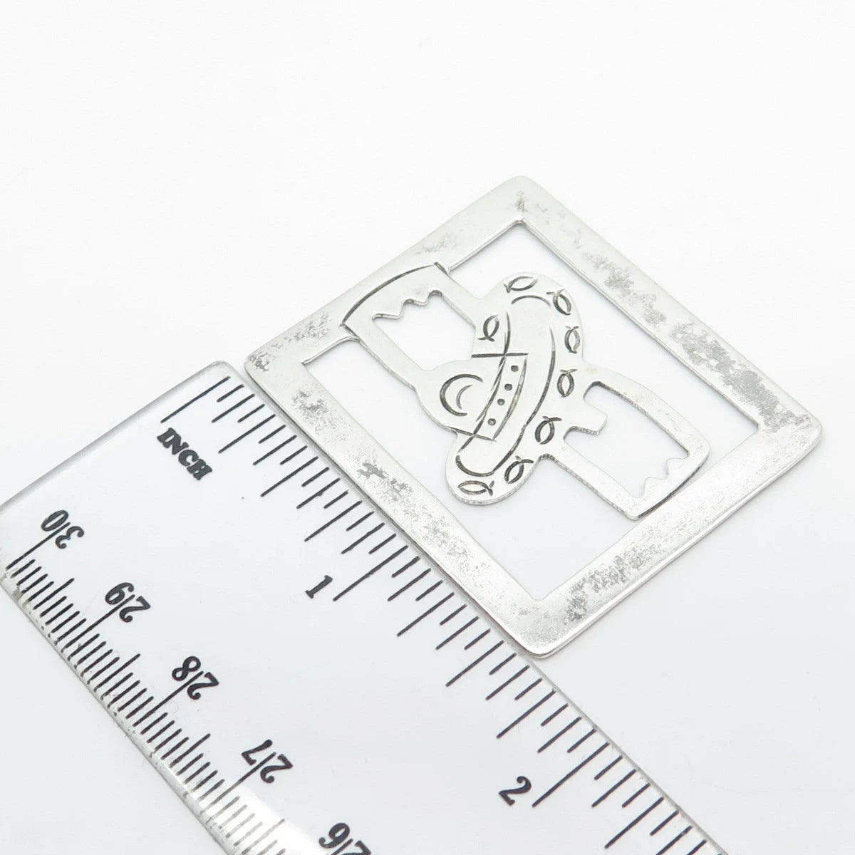 925 Sterling Silver Vintage Sombrero Bookmark