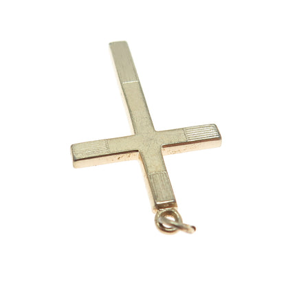 1/20 12K Gold Filled Antique Cross Engraved Pendant