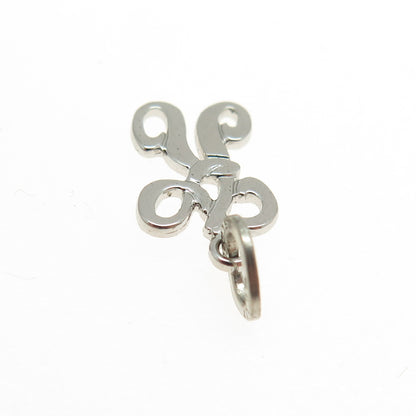 BEAU 925 Sterling Silver Vintage Letter "K" Initial Minimalist Charm Pendant