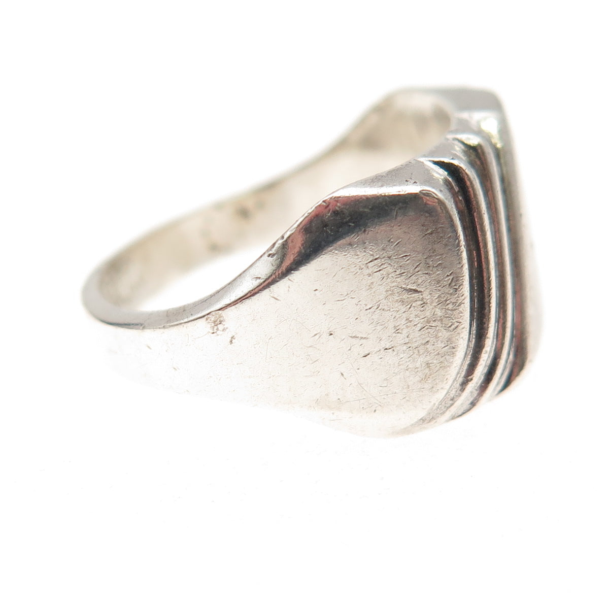 ESPO Joseph Esposito 925 Sterling Silver Antique Art Deco Oxidized Ring Size 7