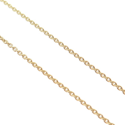 925 Sterling Silver Gold Plated Italy Cable Chain Necklace 15-16"