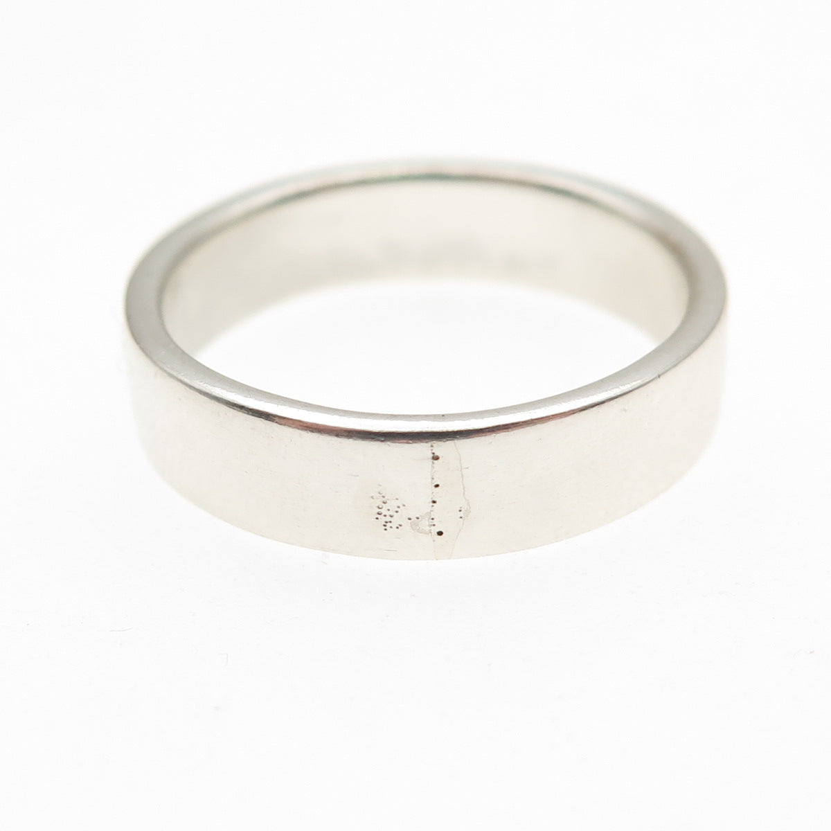 925 Sterling Silver Vintage Wedding Band Ring Size 7