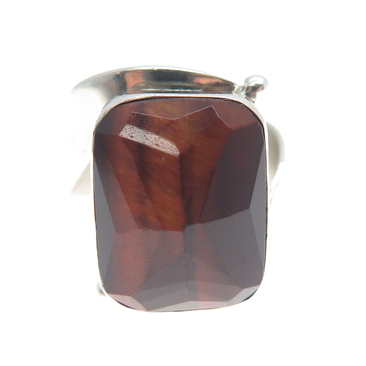 JAY KING DESERT ROSE 925 Sterling Silver Vintage Real Tiger Eye Ring Size 9.25