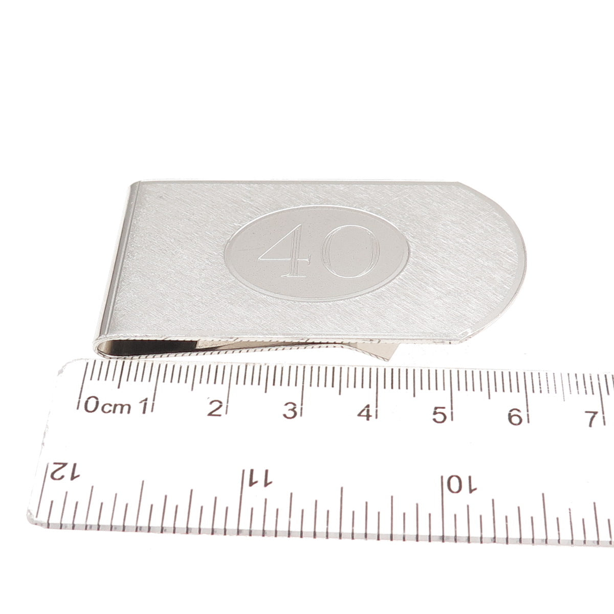 Dolan & Bullock 925 Sterling Silver Vintage Lucky Number 40 Money Clip