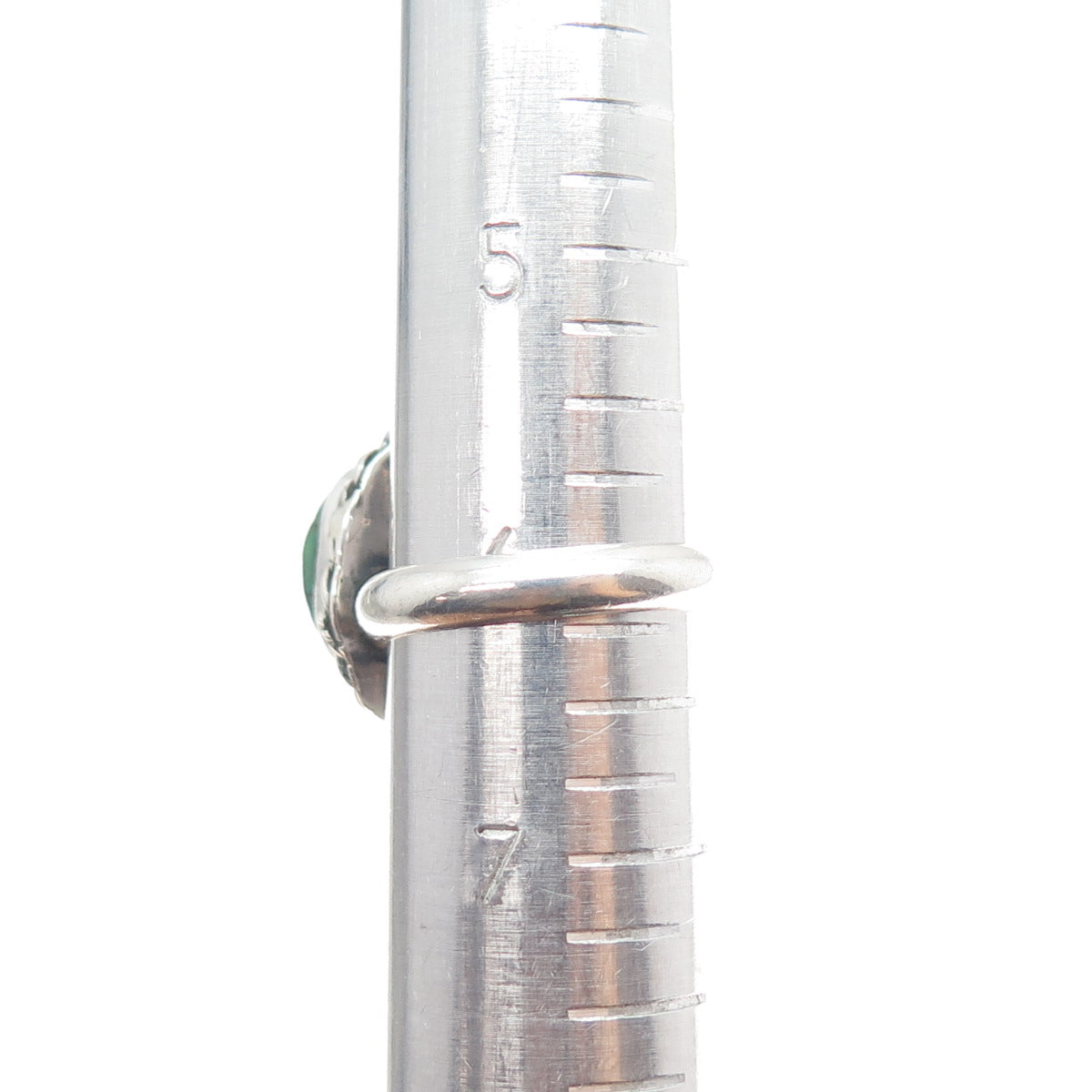 Kenneth Jones Navajo Old Pawn 925 Sterling Silver Vintage Turquoise Ring Size 6