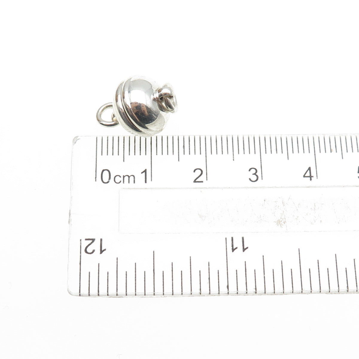 925 Sterling Silver Vintage Italy Bracelet / Necklace Magnetic Lock Clasp