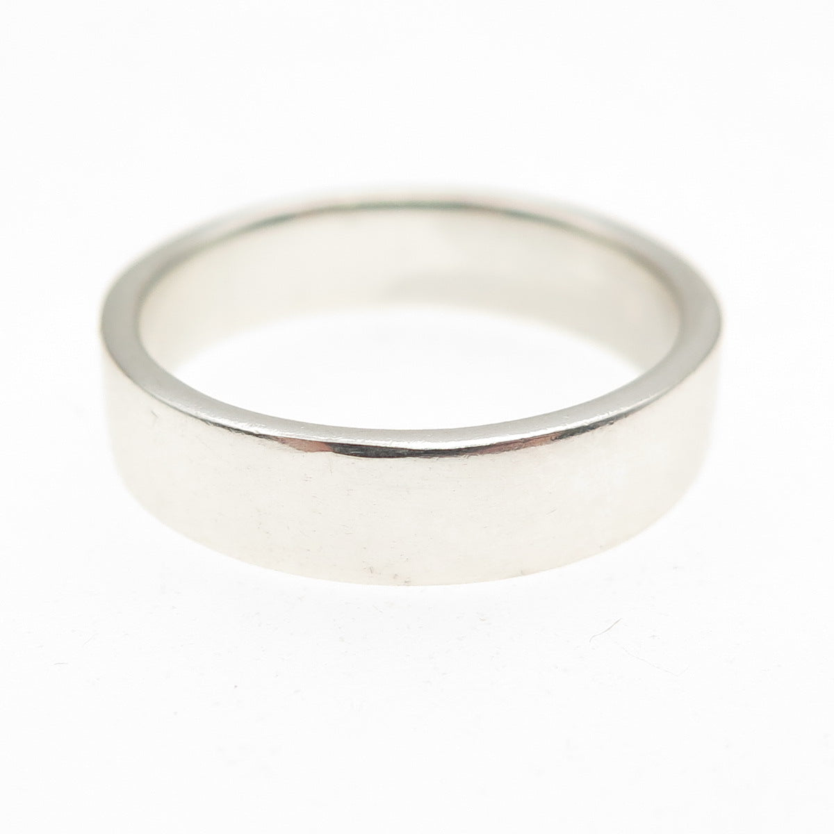 925 Sterling Silver Vintage Wedding Band Ring Size 7