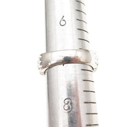 Town & Country 925 Sterling Silver 14K Gold Real Round-Cut Diamond Ring Size 7