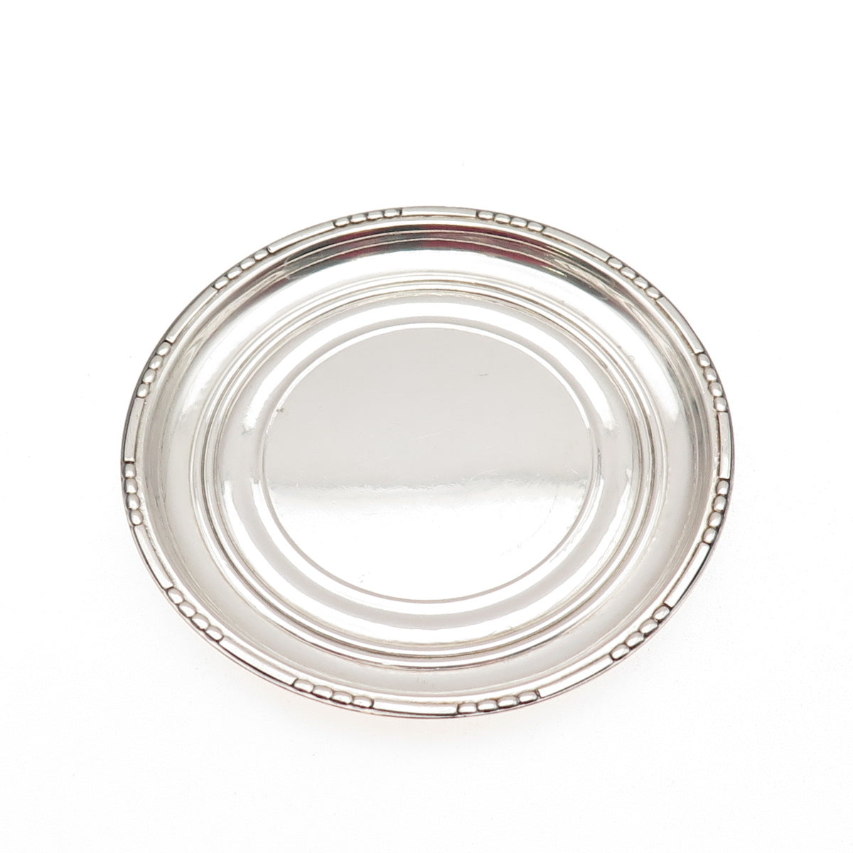 Georg Jensen & Wendel Sterling Silver Antique Denmark Wine Bottle Coaster #41B