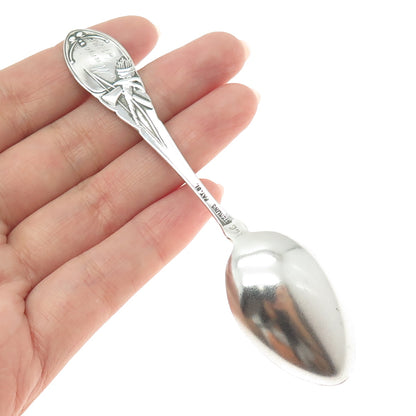 HOWARD Sterling Silver Antique 1891 Indian Chief States & Cities Coffee Spoon