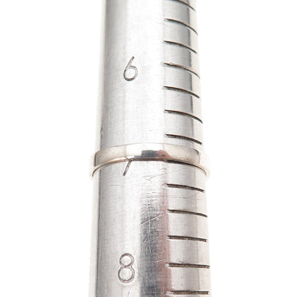 Old Pawn 925 Sterling Silver Vintage Black Onyx & Malachite Tribal Ring Size 7