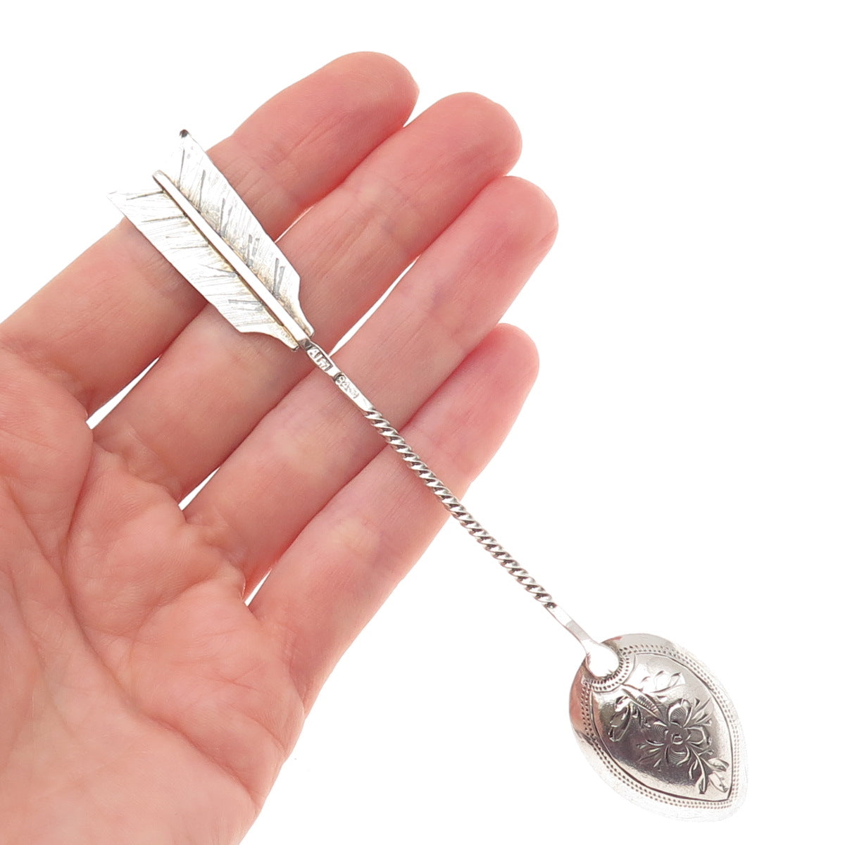 Alexei Murashkin 84 Silver Antique Arrow Coffee Spoon