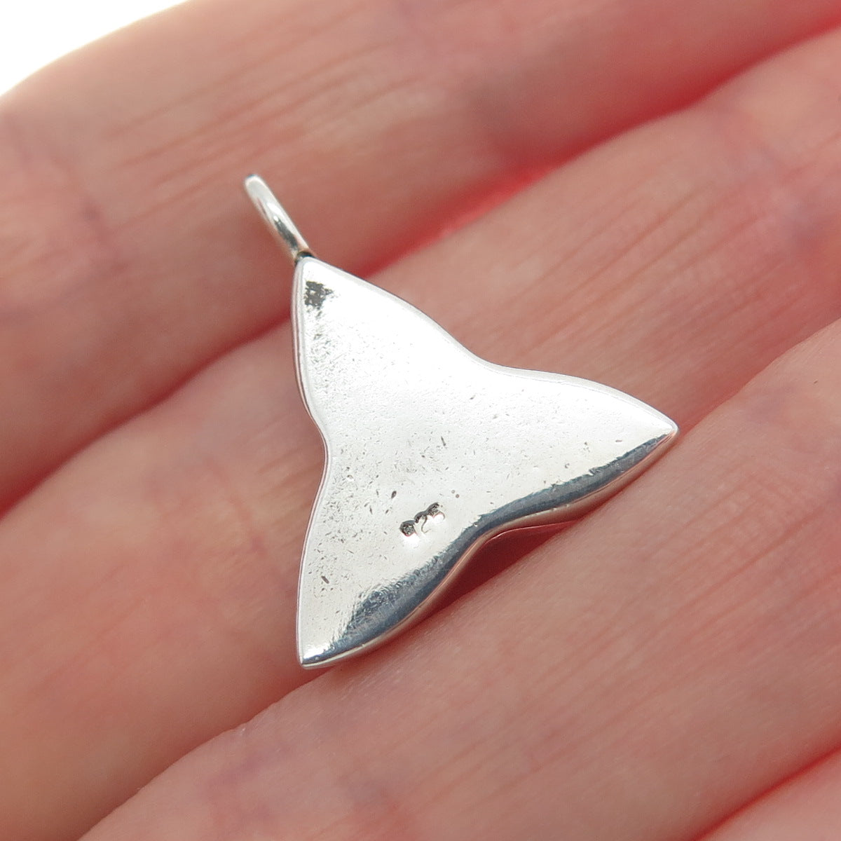 925 Sterling Silver Vintage Celtic Trinity Knot Oxidized Minimalist Pendant