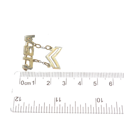 925 Sterling Silver Gold Plated Antique WWII US Army Corporal Pin Brooch
