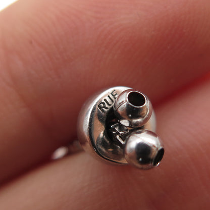 925 Sterling Topaz Amethyst Garnet Citrine & Peridot Adjustable Bracelet 6-10.5"