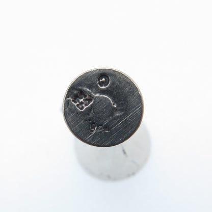SUNWEST 925 Sterling Silver Vintage Wine Goblet Oxidized Mini 3D Charm Pendant