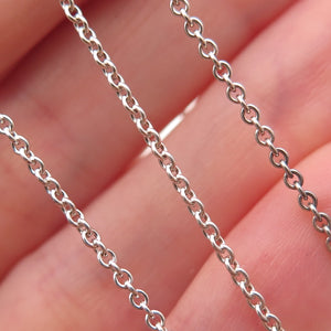 Tiffany & Co. Elsa Peretti 925 Sterling Silver Vintage Cable Chain Necklace 15"