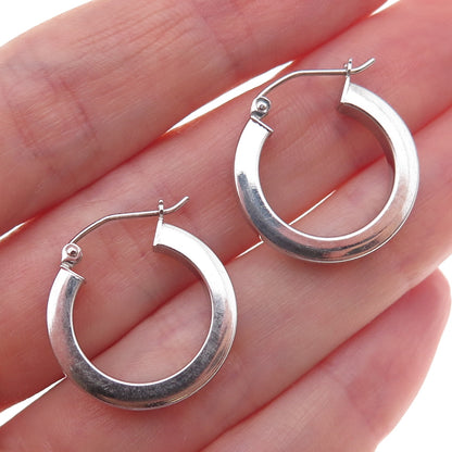 925 Sterling Silver Hoop Earrings
