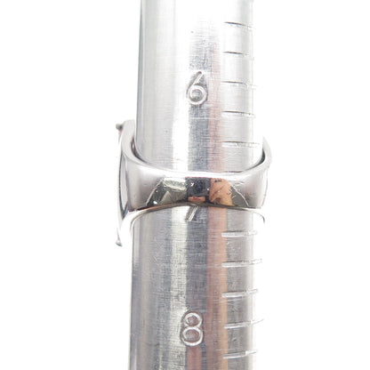 925 Sterling Silver Oval-Cut Lavender & Pink C Z Cluster Ring Size 7