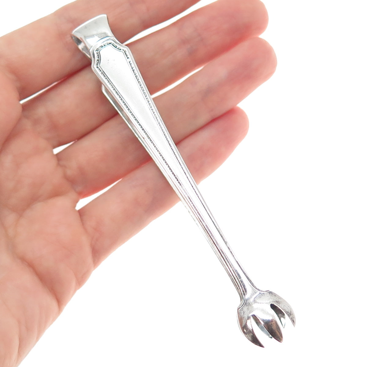 TOWLE 925 Sterling Silver Antique 1922 Lady Constance Sugar Tongs 4"