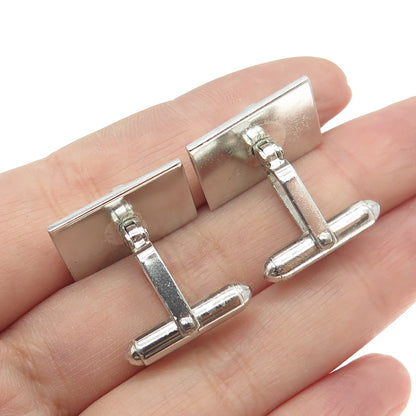 MICHAEL C. FINA CO. 925 Sterling Silver Vintage 5th Anniversary Cufflinks