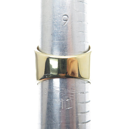 925 Sterling Silver Gold Plated Round-Cut Shaped C Z Sparkle Dome Ring Size 10.5