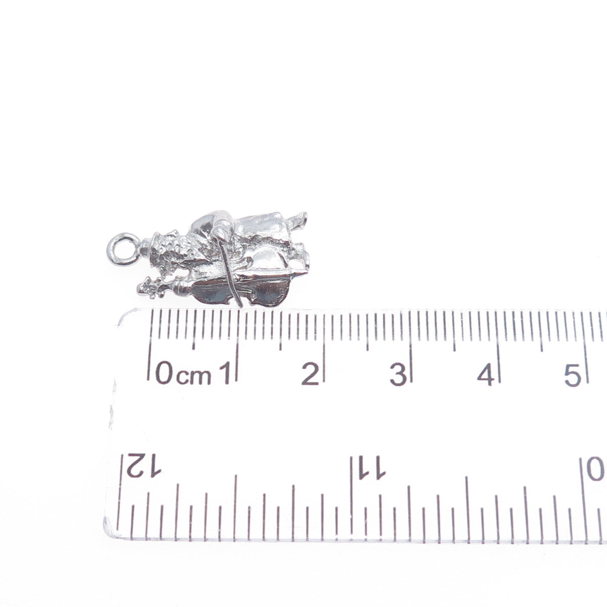 MORIAH 925 Sterling Silver Vintage Upright Bass Musician Mini Charm Pendant
