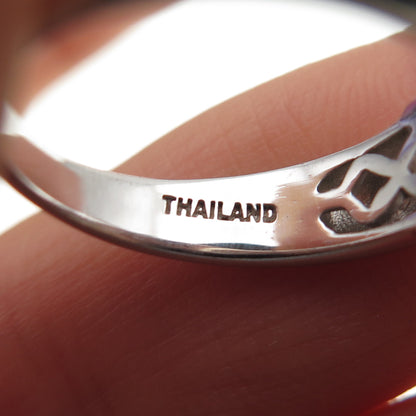 JCL Colleen Lopez 925 Sterling Silver Round-Cut C Z Engagement Ring Size 6.75