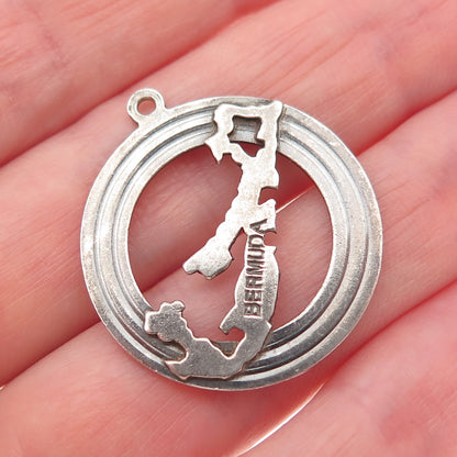 Payton Pepper & Sons 925 Sterling Vintage 1966 Birmingham Bermuda Charm Pendant