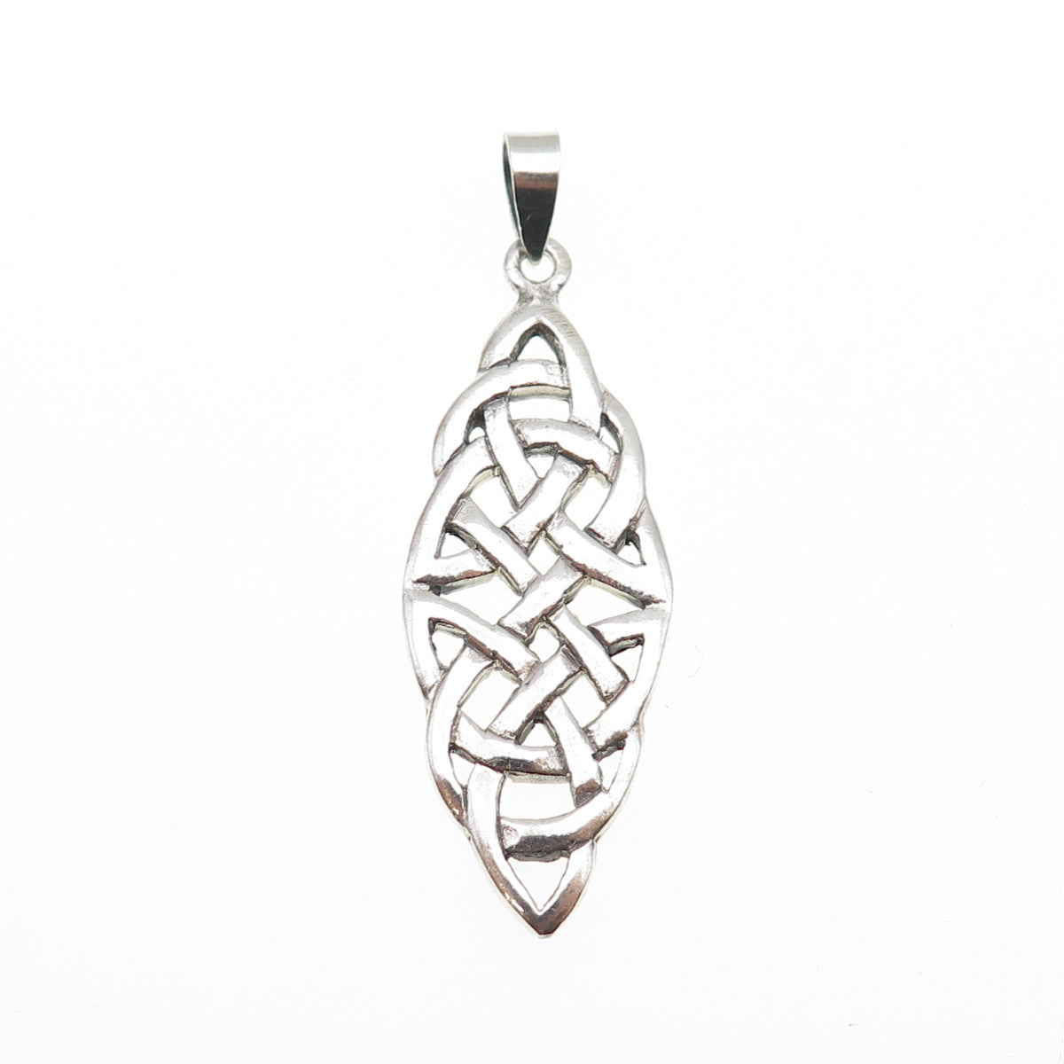 925 Sterling Silver Vintage Celtic Knot Charm Pendant