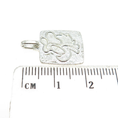 WALT DISNEY 800 Silver Vintage Minnie Mouse Charm Pendant