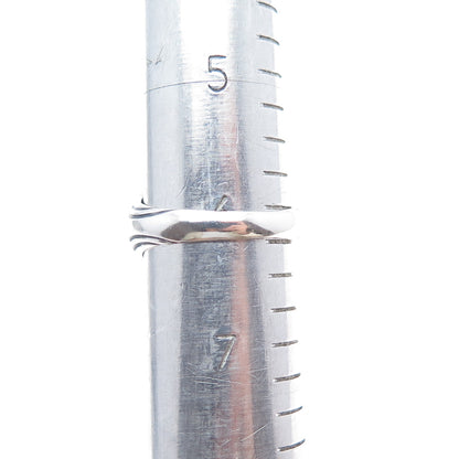 CAROLYN POLLACK Sterling 2-Tone Vintage Turquoise & Jasper Inlay Ring Size 6.25