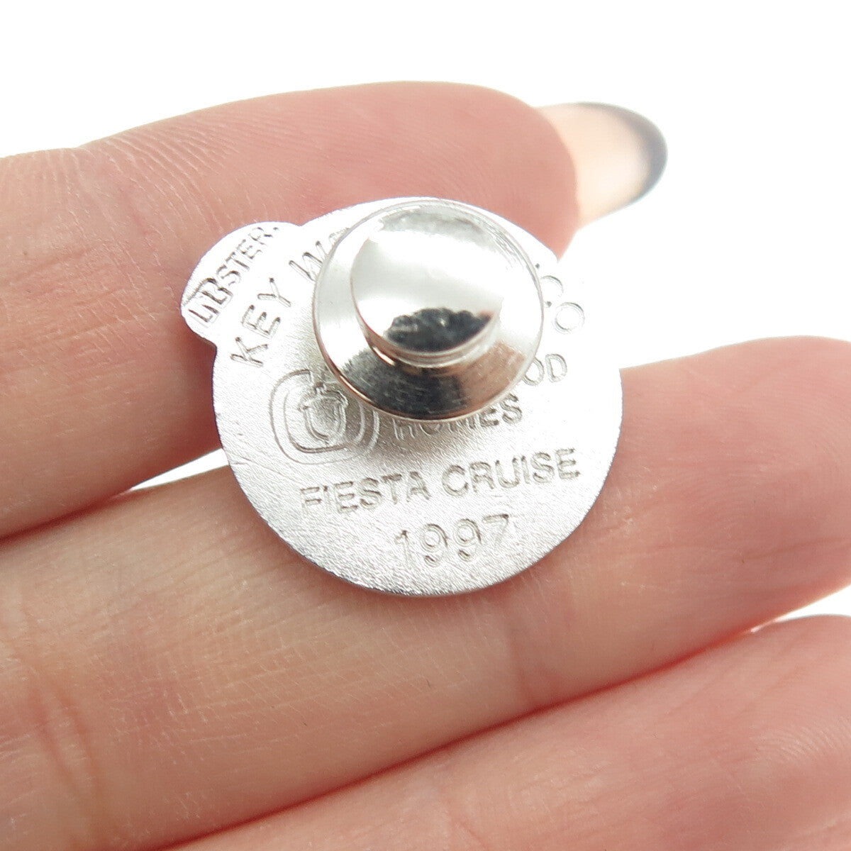 925 Sterling Silver Vintage 1997 Key West Mexico Oakwood Homes Fiesta Cruise Pin
