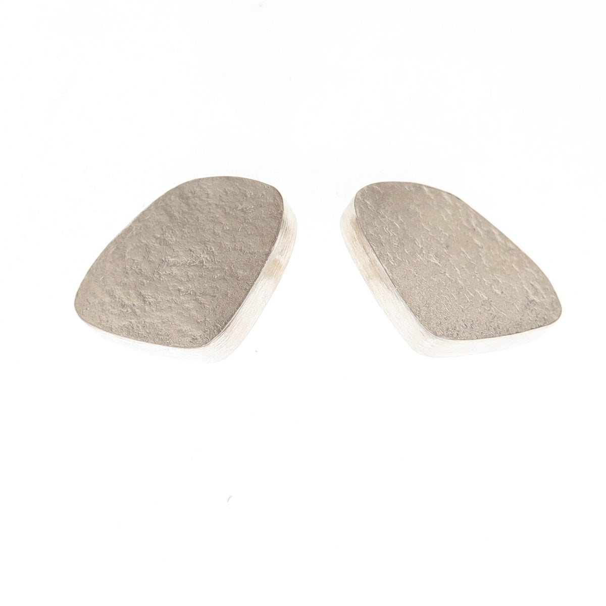 L. A. Reese 925 Sterling Silver Vintage Modernist Textured Earrings