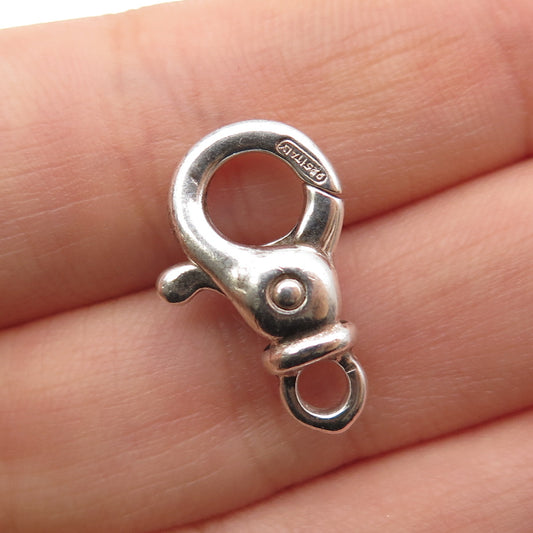 925 Sterling Silver Vintage Italy Bracelet / Necklace Lobster Lock Clasp