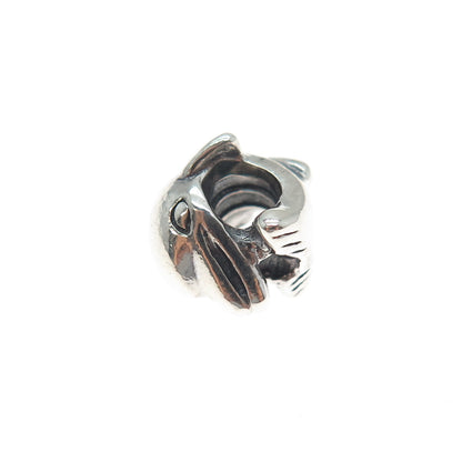 PANDORA 925 Sterling Silver Dolphin Slide Bead Charm