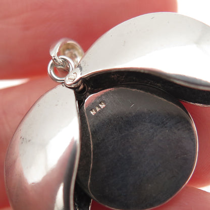 Han 925 Sterling Silver Vintage Family is Everything Tree Open Charm Pendant