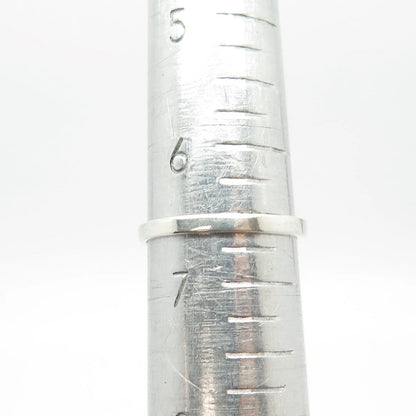 925 Sterling Silver Vintage Open Heart Ring Size 6.5